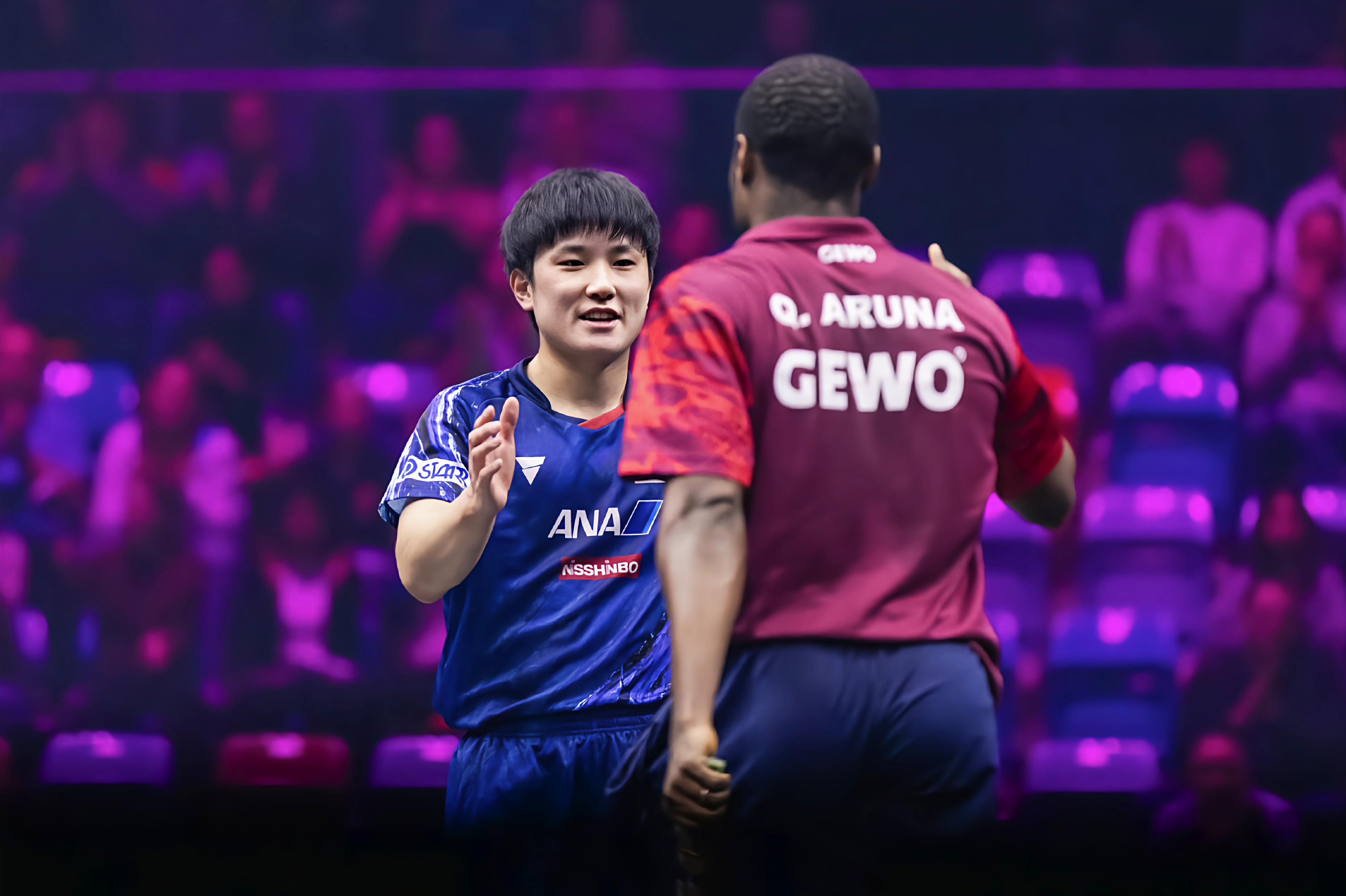 瑞典乒乓球队绝地反击德国乒乓球队，张本智和高光表现