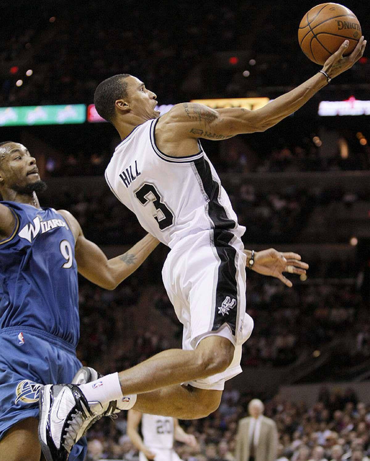 包含火箭碾压黄蜂，乔治·希尔三分雨点燃全场的词条